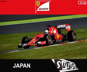 yapboz Vettel, 2015 Japonya Grand Prix